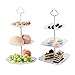 Algopix Similar Product 3 - 2 Set of 3Tier Plastic Cupcake Stand