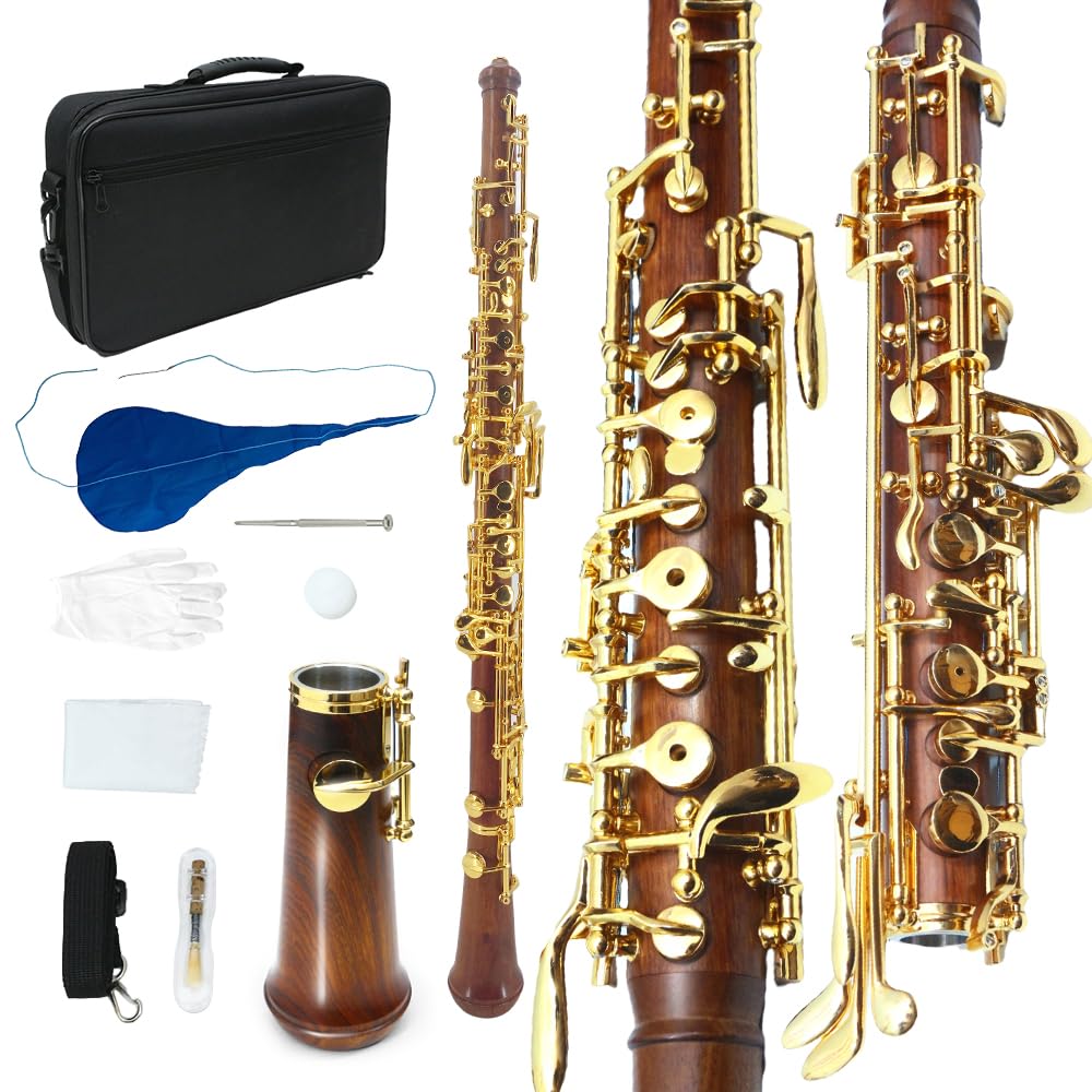 Algopix Similar Product 8 - Yinfente Professional Oboe Gold Plated