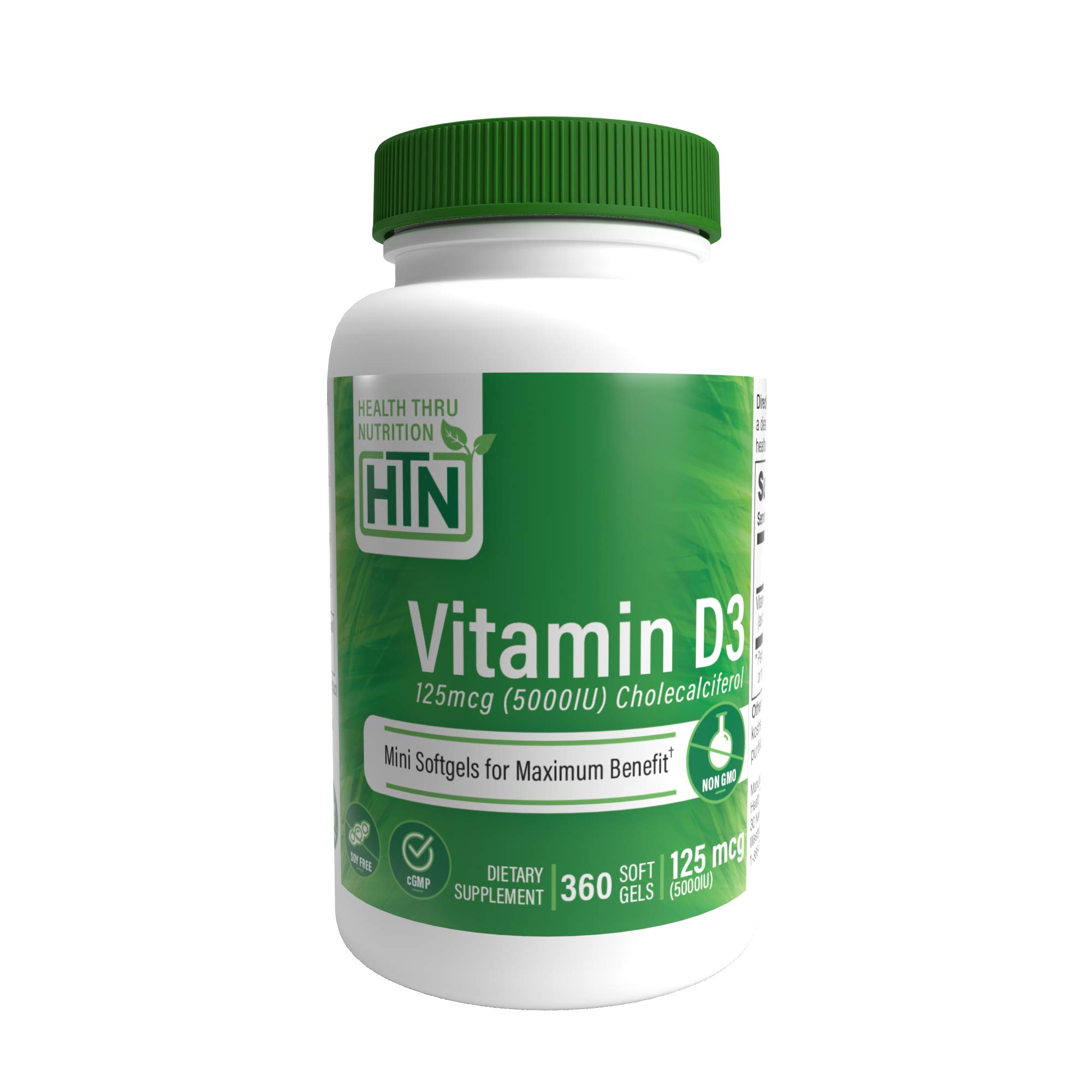 Algopix Similar Product 9 - Health Thru Nutrition Vitamin D3 025