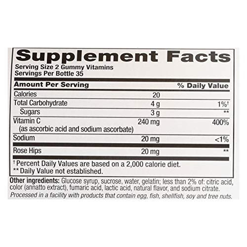 Algopix Similar Product 6 - NUTRITION NOW VITIMAN C GUMMY ORANGE