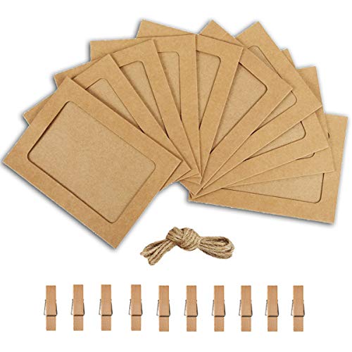 Algopix Similar Product 8 - Paper Photo Frame 4x6 Kraft Paper