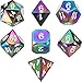 Algopix Similar Product 2 - 7 Die Metal Polyhedral Dice Set DND
