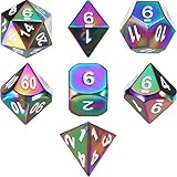 Algopix Similar Product 12 - 7 Die Metal Polyhedral Dice Set DND