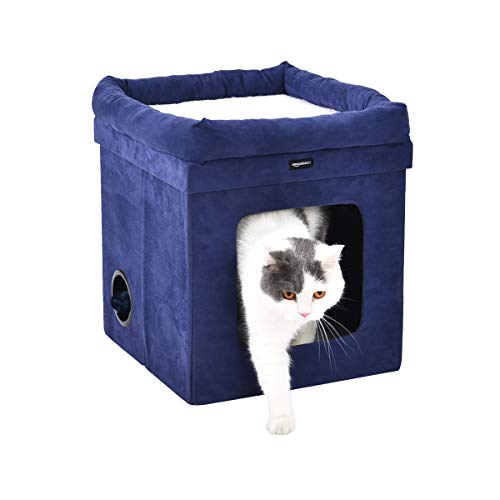 Algopix Similar Product 15 - Amazon Basics Collapsible Cube Cat Bed