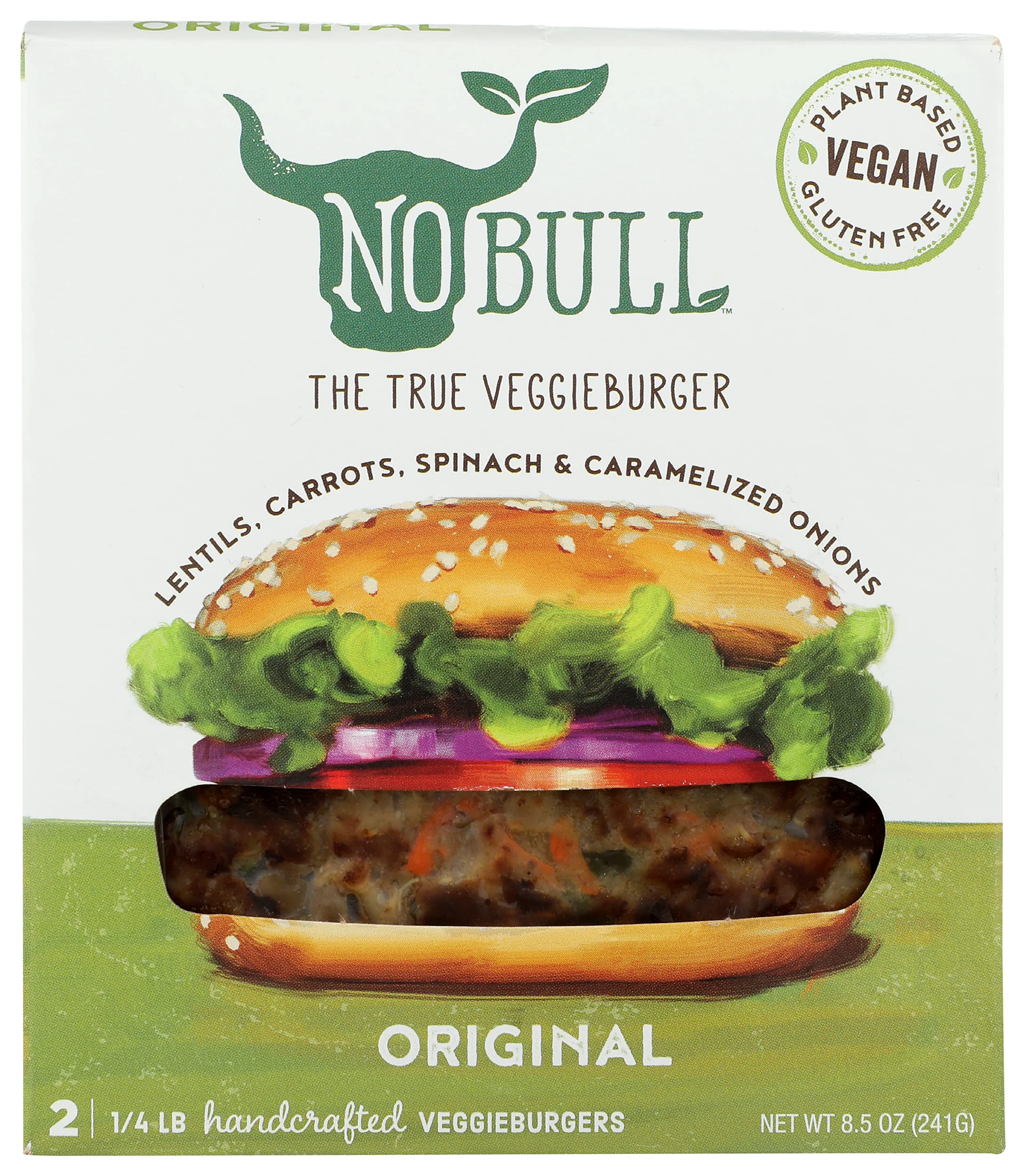 Algopix Similar Product 1 - NoBull Burger, Original, 8 Ounce