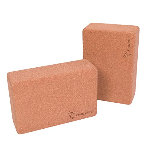 Algopix Similar Product 1 - FrenzyBird 5mm Natural Cork Yoga Mat