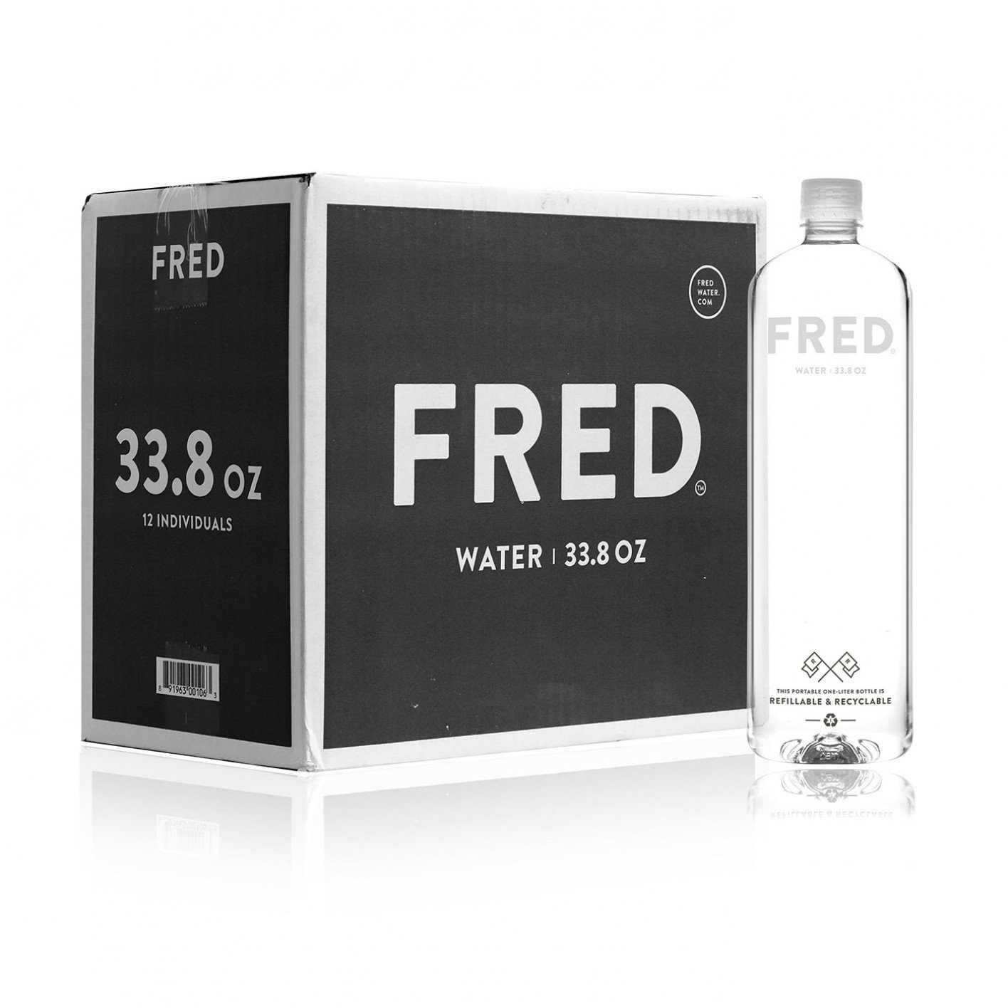 Algopix Similar Product 10 - Fred Natural Water 33OZ (12 Pk)