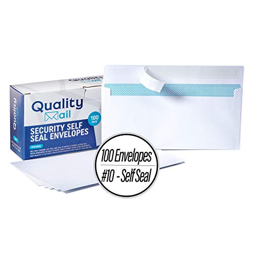 Algopix Similar Product 18 - Number 10 White Envelopes SelfSeal