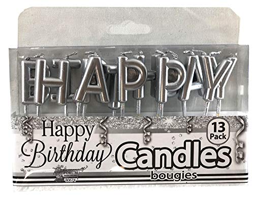 Algopix Similar Product 19 - Forum Novelties Silver Happy Birthday