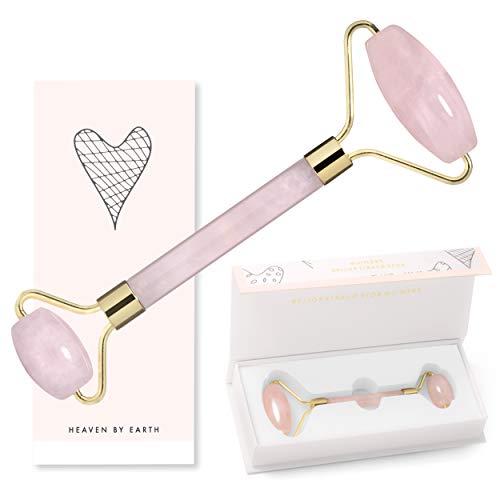 Algopix Similar Product 7 - Rose Quartz Jade Roller for Face 