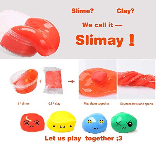 Algopix Similar Product 12 - Slime KitSlime 24 and Clay 6 DIY Slime