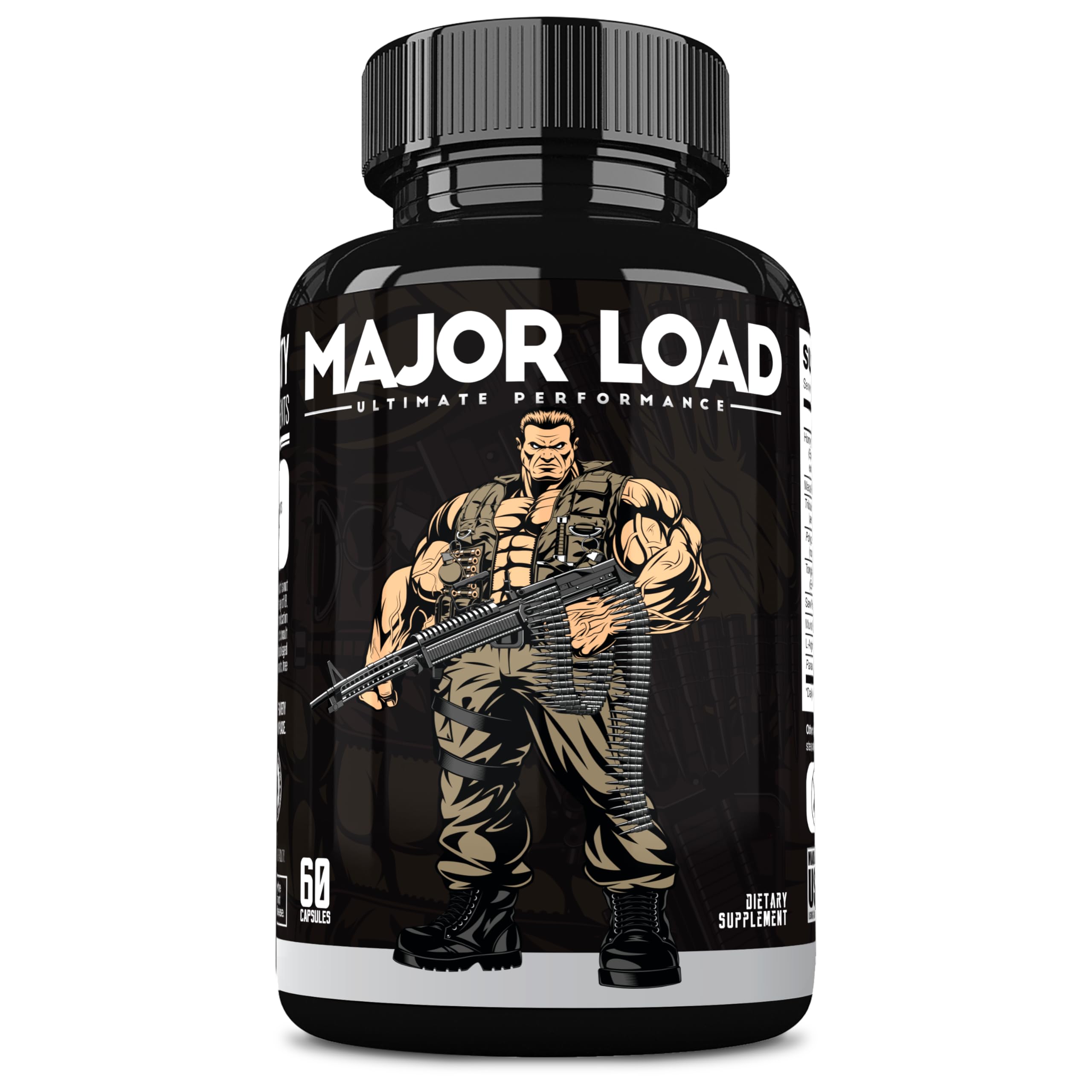 Algopix Similar Product 11 - Major Load Testosterone Booster for Men