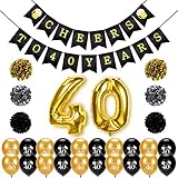 Algopix Similar Product 19 - Konsait 40th Birthday Decoration