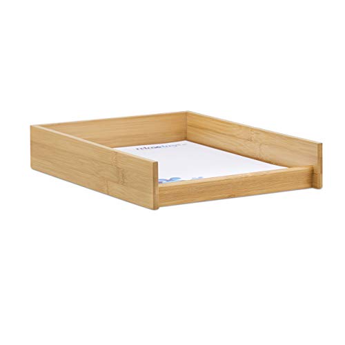 Algopix Similar Product 5 - Relaxdays Natural Wooden Document