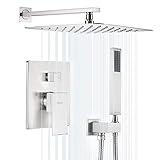 Algopix Similar Product 2 - ESNBIA Shower System Brushed Nickel