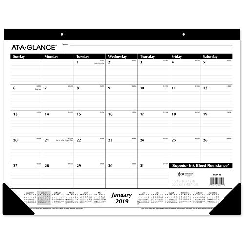 Algopix Similar Product 5 - ATAGLANCE 2019 Desk Calendar Desk