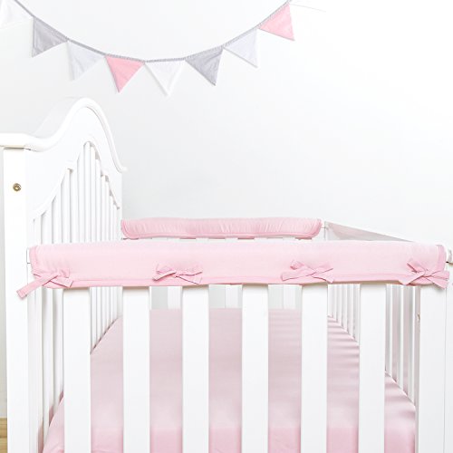 Algopix Similar Product 13 - TILLYOU 2Pack Padded Baby Crib Rail
