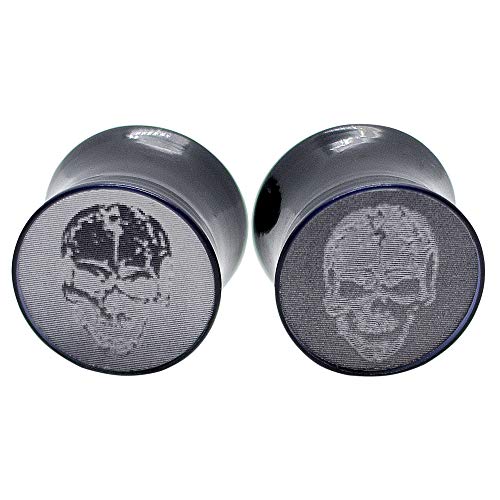 Algopix Similar Product 3 - Pierce2GO Black Acrylic Plugs with