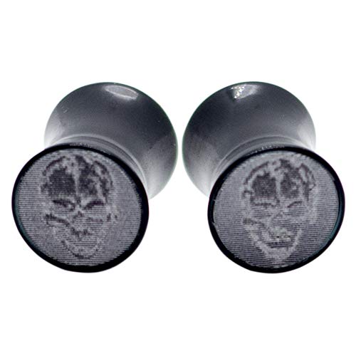 Algopix Similar Product 12 - Pierce2GO Black Acrylic Plugs with