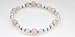 Algopix Similar Product 12 - Rose Quartz White Silver Magnetic