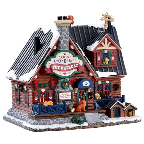 Algopix Similar Product 5 - LEMAX Alpine Lodge Pet Retreat #75255