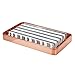 Algopix Similar Product 5 - mDesign Modern Decorative Metal Guest
