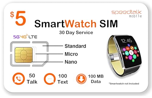 Algopix Similar Product 13 - SpeedTalk Mobile 5 Prepaid Smart Watch