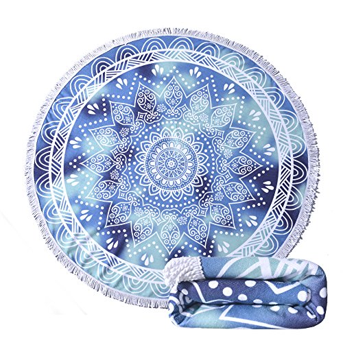 Algopix Similar Product 5 - Utridevn Circle Beach TowelQuick