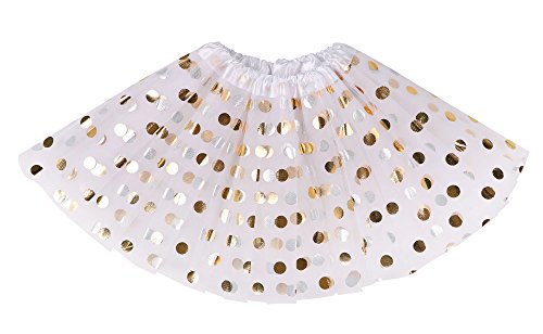 Algopix Similar Product 14 - Simplicity Girls Tutu Tulle Polka Dot