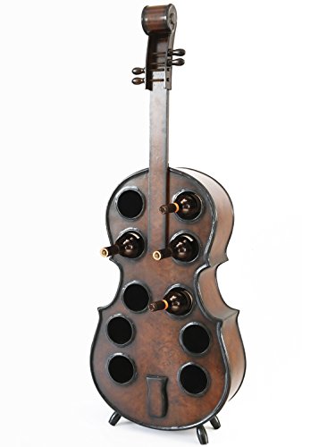 Algopix Similar Product 7 - Wooden Violin Shaped Wine Rack 10