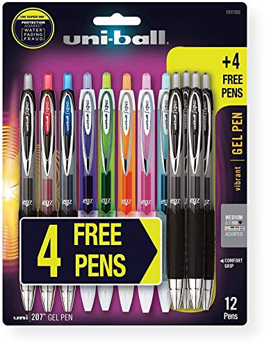Algopix Similar Product 15 - Uniball 1937262 207 Gel Pens 007mm