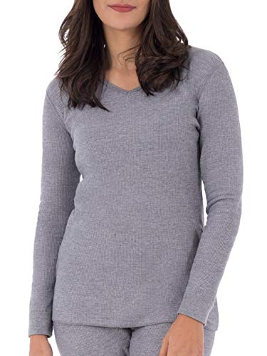 Algopix Similar Product 14 - Fruit of the Loom Womens Waffle