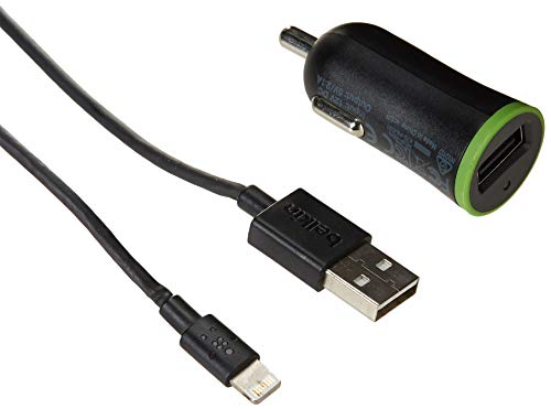 Algopix Similar Product 19 - Car Charger with Lightning to USB Cable