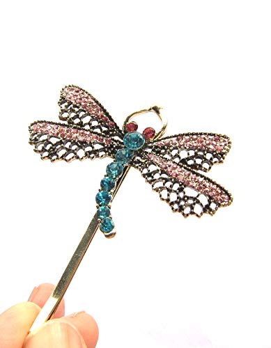 Algopix Similar Product 4 - Coraline Dragonfly Hair Clip Hairpin