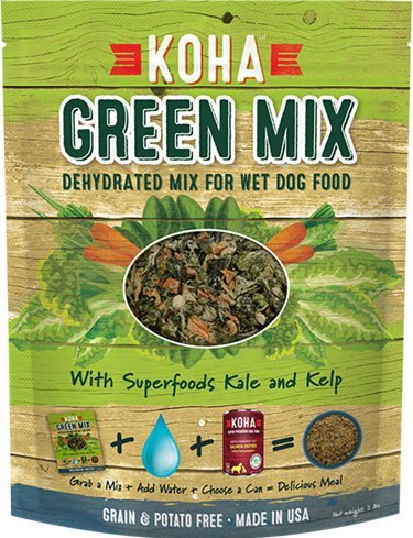 Algopix Similar Product 1 - Koha Dehydrated Green Mix 2lb Dog Food