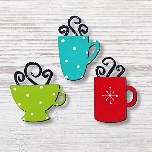 Algopix Similar Product 10 - Winter Mugs Magnets - Set of 3