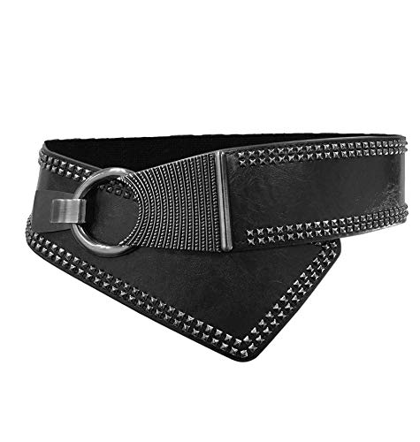 Algopix Similar Product 14 - Women Girls Fashion Rivet Studded