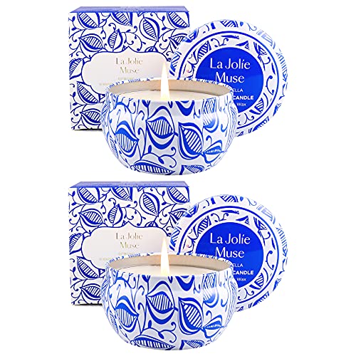 Algopix Similar Product 14 - Citronella Candles Scented Candle Set