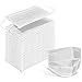 Algopix Similar Product 19 - Wecolor 100 Pcs Disposable 3 Ply
