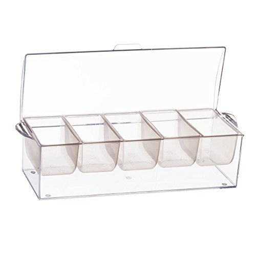 Algopix Similar Product 4 - 5 Section Condiment Server on Ice