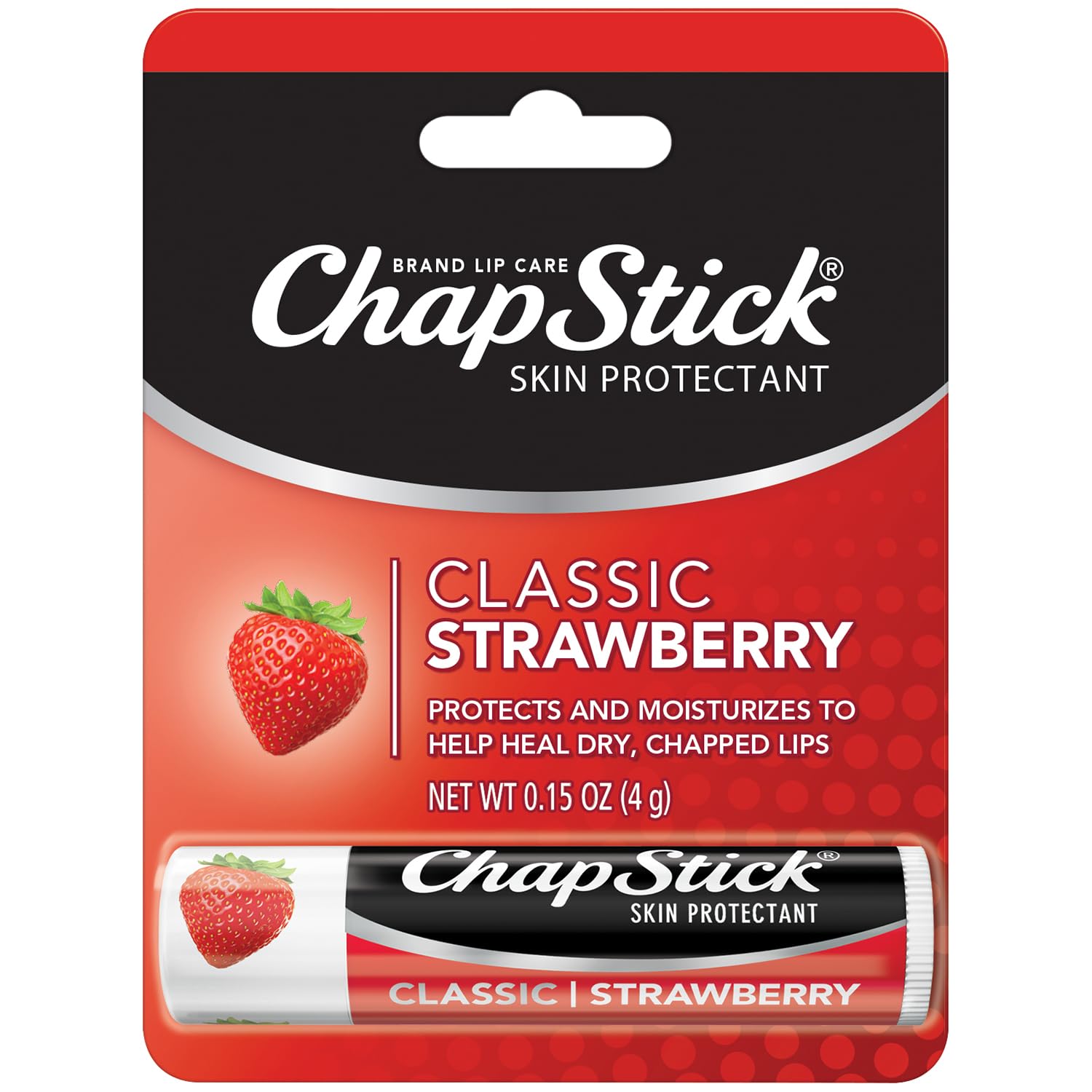 Algopix Similar Product 15 - ChapStick Classic Strawberry Lip Balm