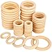 Algopix Similar Product 16 - HNYYZL 50 Pcs Unfinished Solid Wooden