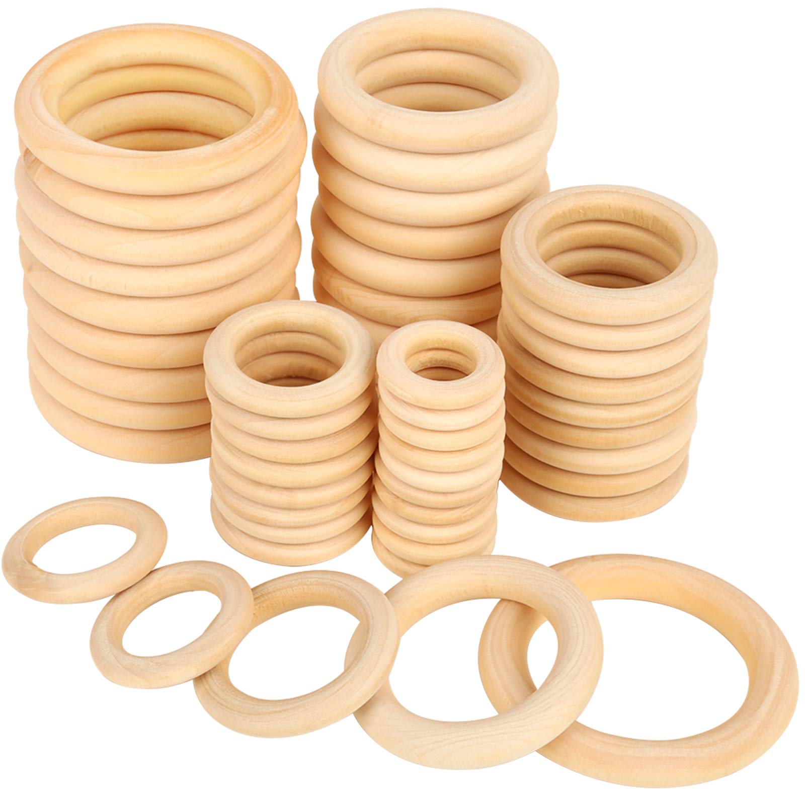 Algopix Similar Product 5 - HNYYZL 50 Pcs Unfinished Solid Wooden