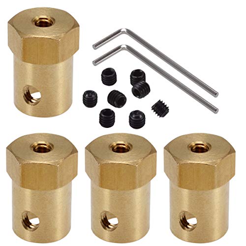 Algopix Similar Product 18 - 4Pack 7mm Flexible Coupling Connector