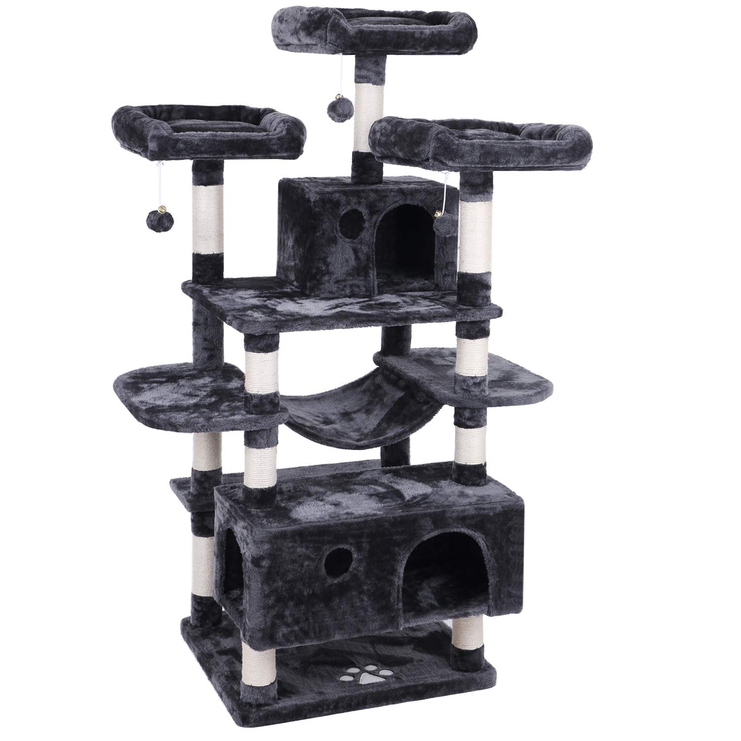 Algopix Similar Product 15 - BEWISHOME Large Cat Tree Condo with