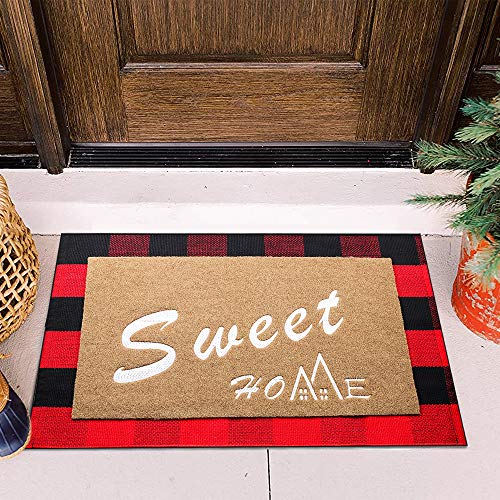 Algopix Similar Product 15 - Anzid Front Door Mat Set of 2 Welcome