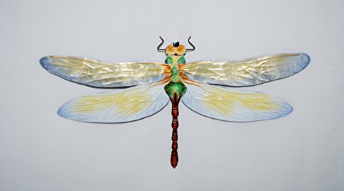 Algopix Similar Product 10 - ESH Dragonfly Wall Decor in White and