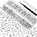 Algopix Similar Product 4 - 2000 Pieces Flat Back Gems Rhinestones