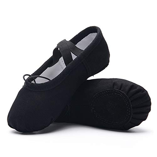 Algopix Similar Product 3 - Ruqiji Canvas Ballet Shoes for