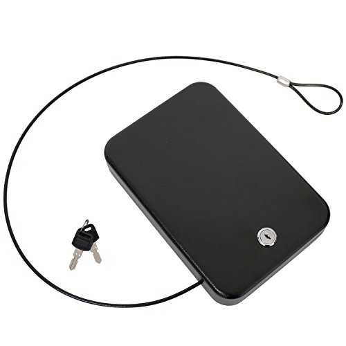 Algopix Similar Product 11 - Sunnydaze Small Portable Steel Keyed